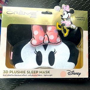 Disney Minnie Mouse 3D Creme Shop Pink Bow Sleep Mask