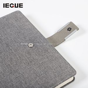 [Hot Item] Custom Embossed Logo Journal PU Leather Hard Cover Note Book