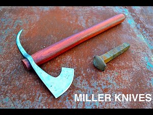 Railroad Spike Tomahawk