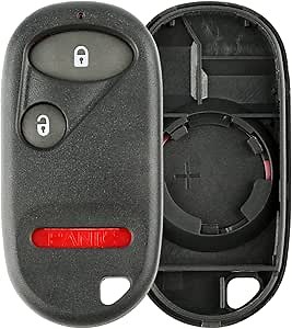 Remote Key Fob Shell Case Replacement for Honda Civic Pilot (NHVWB1U521, NHVWB1U523)