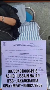 107K views · 1.2K reactions | Kindly Share Breast Cancer 4th stage patient needs Financial Help near about 40 lacs a Presently she is at HCG Manavata Hospital Mumbai Account details: 0070040100014916 IFC code JAKA0KBADA NAME of account Holder : Ashiq Hussain Najar Gpay no. 9596279958 | Kashmir Tehalka | Facebook