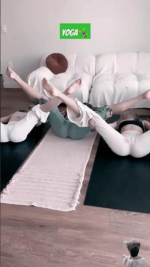 Intense splits stretching 🤸‍♀️#yoga,#balance #bridge #threeleggeddog ‪@FitAdriana‬ #shorts #trending