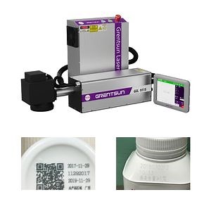 [Hot Item] Best Offer 10W 355nm UV Laser Marking Machine for Cologne Bottles Optic Lenses Glassware