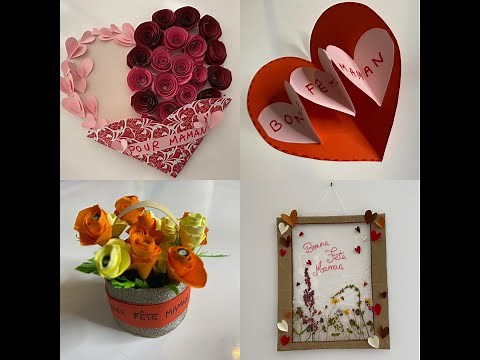 Activité enfants - 4 idées créatifs pour la fête des mères 💐