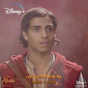 47K views · 1.9K reactions | Take a risk. #Aladdin is now streaming on #DisneyPlus. | Aladdin | Facebook