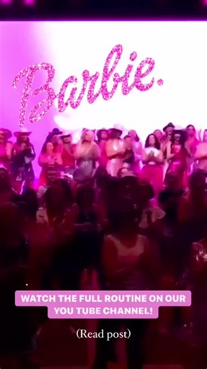 Barbie Fan?💗We think you will love this routine “Dance The Night” by @dualipa. So, this is a weeee bit different footage from past You Tube videos. This was taken during our Space Cowgirl Dinner Dance Party at last weekends SHiNE INSTRUCTOR SUMMIT. We are all still on a high from all the good vibes and we thought it would be fun to share a little piece of our event with you. To watch the full routine you can visit our You Tube channel- SHiNE DANCE FITNESS or click the link in the comments to fi