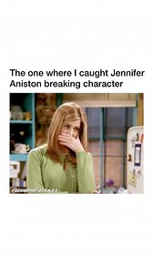 96K views · 1.3K reactions | Rachel Green breaking her character & couldn't control her laugh 浪 Friends Addiction  | Friends Addiction | Facebook