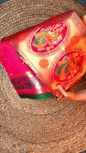 Flaunt that feminine beauty of yours with absolute charm in the saree of your dreams. The border of this Magenta saree is Enhanced with Tassels. This Drape is Elegantly Woven with Zari and Resham with Floral and Peacock Motifs and is available with an Unstitched Art Silk Blouse in Green that you can get it stitched at www.utsavfashion.com. . Search code- SPTA11272 to shop. . . #utsavfashion | Utsav Fashion