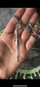 Claymore Pendant (stainless Steel - Hand Polished - Sleek, Elegant Design) - Etsy