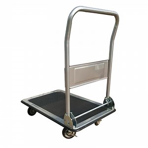 [Hot Item] Good Bearing Capacity Warehouse Material Handling Foldable Truck Iron Flatbed Trolley