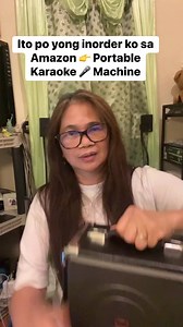 2.1K views · 288 reactions | Ito po yong inorder ko sa Amazon  Porable Karaoke  Machine #jferrercharity #adsonreels #followers #highlights Everyone | Jeanie Ferrer | Facebook