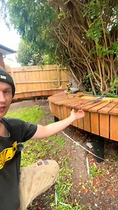 This is the process I came up with, to cut my decking boards into a curve. This has been a slow job I’ve been doing at my house (hence the scattered uploads) but with the weather getting be | Black Rigther Na