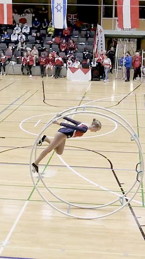 Dina Sofie Harridsleff from Norway #gym #sport #turnen #talent #gymnastics #wettkampf #typischturnen #rhönradturnen #leistungsturnen #turnenmachtspaß #geräteturnen #sportlichaktiv #wettkampfmodus | BTVrhoenrad