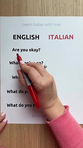 Basic Questions in Italian 🇮🇹 | Learn Italian with Ines