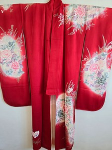 Japanese Silk Kimono Robe, Gown, Dressing,lingerie, Nightwear,traditional Dress,　27 - Etsy Australia