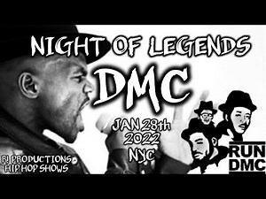 DMC OF (RUN-DMC) LIVE IN CONCERT "NIGHT OF LEGENDS"JAN.28TH 2022 ST. GEORGE THEATRE NYC JAM MASTER J