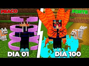SOBREVIVI 100 DIAS NO NARUTO! - Minecraft O FILME