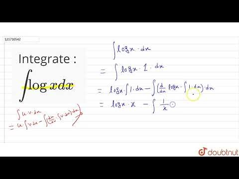 Integrate : `int logx dx`