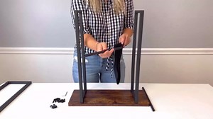 MULISOFT Side Table for Small Spaces, End Table with Magazine Holder, Narrow Side Table for Living Room, Small Table with Metal Frame, Small Bedside Tables for Bedroom, Slim Couch Side Table