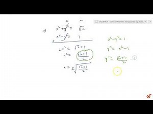 Find the square roots of the following: `1+i`...