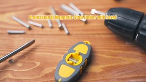 Dreyoo 1 Pcs Magnetic Stud Finder Wall Scanner, Magnetic Stud Finder Level Wall Scanner, Easy to Use Magnet Stud Finder Drywall Tool, Drywall Screw and Nail Locator Stud Detector