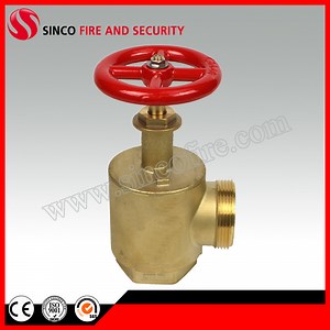 [Hot Item] 1.5"/2.5" Fire Hose Angle Valve as a Fire Department Outlet Connection