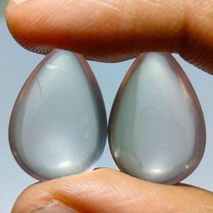 Rose Quartz Pear Cabochon: Pale Pink Gemstone (19.5x14x7mm) - Etsy Australia