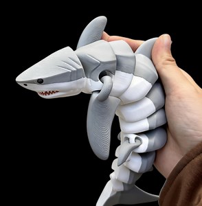 Unique 3D Printed Shark Model – Ideal for Home or Office Display - Etsy Canada