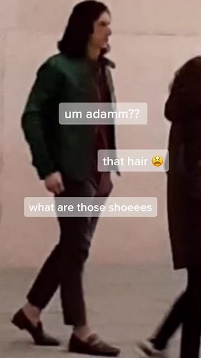 adam on set of annette looking a bit different #adamdriver #adamdriveredits