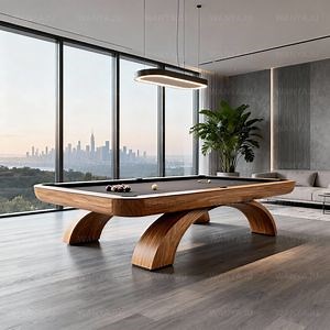 [Hot Item] Easy to Install Solid Wood Slate Home Game 3 in 1 Billiard Table Custom Cheap Price Best Quality 9FT/8FT/7FT Dining Pool Table