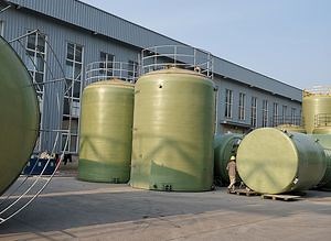 [Hot Item] FRP Chemical Liquid Feed Mixing Tank Customize 15000 Litre Liquid Products FRP Storage Tank