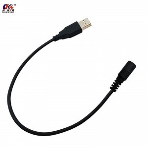 [Hot Item] Factory Direct Copper Conductor Low Voltage Audio LED Strip USB DC 5.5*2.1mm/5.5*2.5mm to Female Power Extension Cable