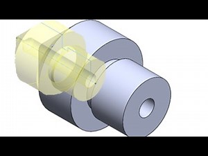 Bossage base avec revolution et cotation d'un chanfrein avec Solidworks