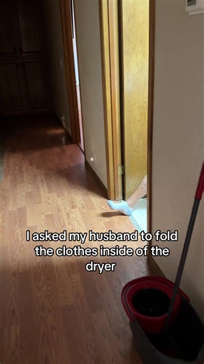 I Asked My Husband to Fold the Clothes Inside the Dryer — POV Husband Folds Wrong