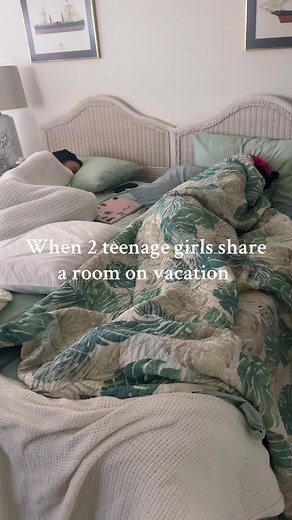 Teenage Girls Sharing a Room on Spring Break