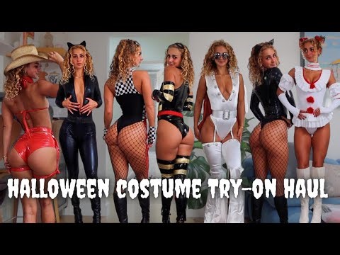 halloween costume try-on haul