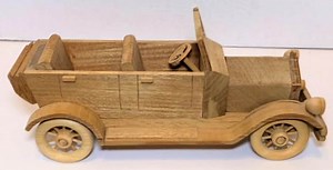 Wooden Car Hand Crafted 1910 Sedan - Etsy