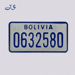 [Hot Item] Bolivia Car Number Plates, Complete License Plate for Government
