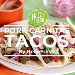 Tuesdays are reserved for tacos 🌮 Pork Carnitas Tacos 👉 http://hellofr.sh/SgZ #GetFresh | HelloFresh