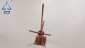 Hot Selling Lightning Protection Rod Manufacture Cheap Lightning Arrester Rod for Tower/Home/Building