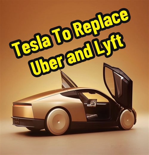 Tesla to replace Uber and Lyft in The Rideshare industry. #tesla #uber #lyft #rideshare #robotaxi #cybercab #fyp #cars #modely #greenscreenvideo #greenscreen | Brian Young