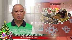 8.9K views · 355 reactions | Cagayan de Oro 1st District Congressman Rolando "Klarex" Uy Christmas Message 2021. | Oscar S. Moreno | Facebook