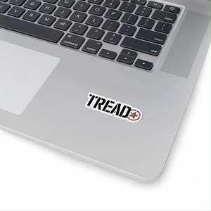 Personalize your ride with these high-quality, durable stickers! Perfect for any surface, our Tread designs bring your passion for the road to life. Easy to apply, long-lasting, and weatherproof. Add a unique touch to your gear today! Learn more: https://www.treadmagazine.com/printed-apparel/ #CarEnthusiast #CustomStickers #TreadLife | Tread Magazine