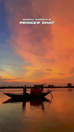 4.2K views · 119 reactions | Magical sunsets in Princep Ghat ❤️... Reels by @anujit_clicks —— #sunset #kolkata #explore #trending #sunsets ..[ sunset sunsets kolkata calcutta princep ghat couple love ]Have you ever witnessed such beautiful sunsets in princep ghat? | All About Kolkata | Facebook