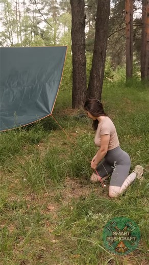 4.2K views · 49 reactions | How to Make a DIY Camping Sunshade (Keep Cool in the Heat!) ✨ #shorts | 홍홊홇혼홎 | Facebook