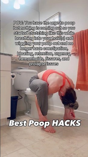 Best Poop HACKS! #doctor #mom #health #poop #constipation #pottytraining #fyp #guthealth #pelvicpt