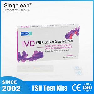 [Hot Item] Singclean Rapid One Step Lab Urine Fsh Test Cassette for Delayed Puberty