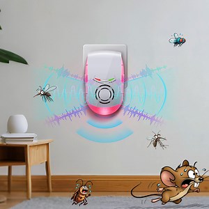 [Hot Item] Ultrasonic Electromagnetic Mouse Repeller for Indoor Rodent and Insect Control