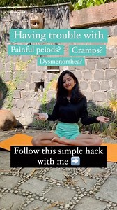 A painful menstrual period is known as dysmenorrhea, which is caused by contractions of the uterus. Primary dysmenorrhea refers to recurrent pain, while secondary dysmenorrhea results from reproductive system disorders. Both can be treated. . Process - ➡️Sit in Vajrasana. ➡️Make fist of your palms keeping your thumbs in. ➡️Place your fisted palms under your groins. ➡️Gently bend forward. . Note - Should not do during menstrual cycle 🔁 . Follow this for at-least 1 minute ✔️ . Follow @zaisha.yoga