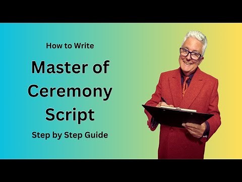 Master of Ceremony Script: Step by Step Guide